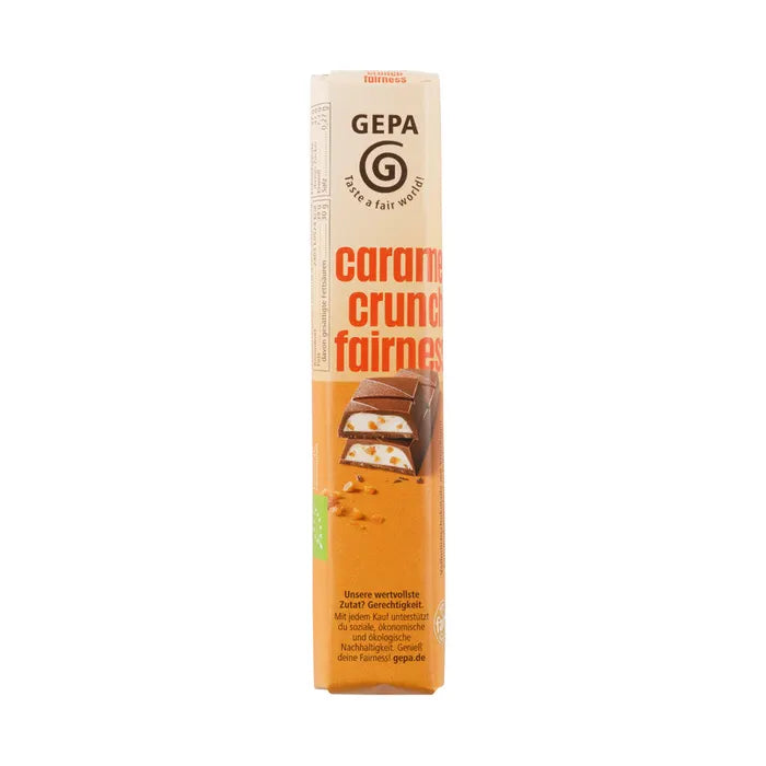 Bio Fairetta Milk Chocolate Caramel-Crunch - GEPA