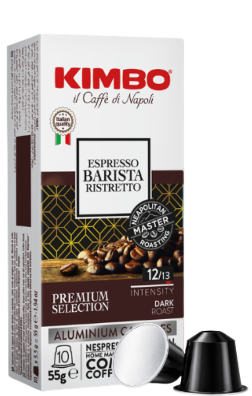 Kimbo Ristretto Nespresso®- compatible aluminum capsules