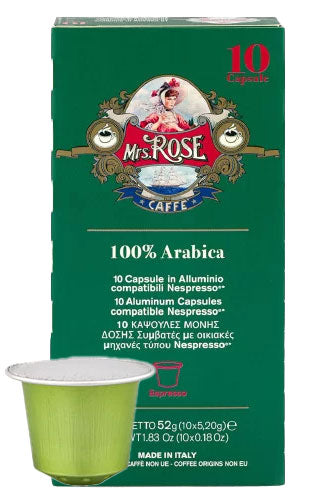 Mrs. Rose Nespresso®* kompatible Kapseln