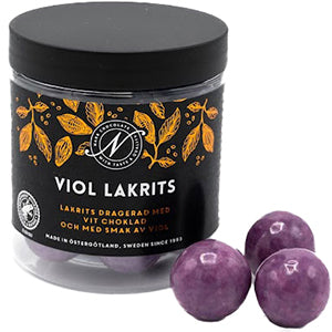 Violet licorice scoops - Narr Chocolate