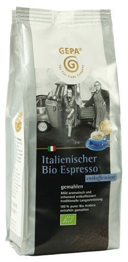 GEPA italienischer Bio Espresso Siebträgermahlung