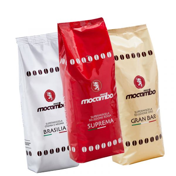 Mocambo coffee Espresso - 3 varieties in set