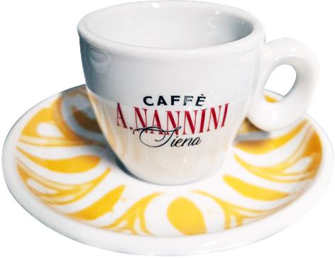 Cappuccino Tasse Gelb Nannini Kaffee