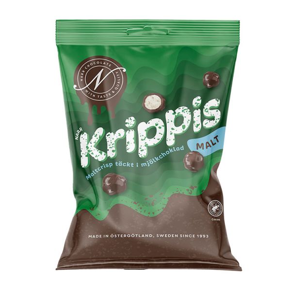 Malt and sea salt chocolate scoops - Narr Chocolate