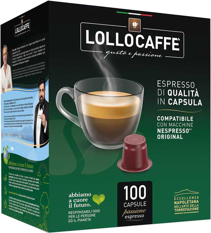 Caffè Nero Capsule Compatibili Nespresso Lollo Caffè Miscela - Foto 4