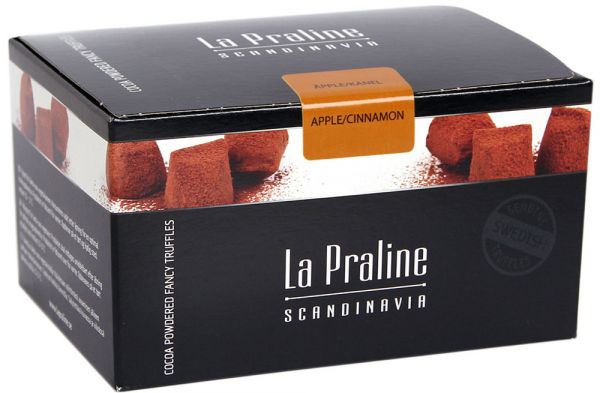 Apple and cinnamon flavoured praline truffles - La Praline