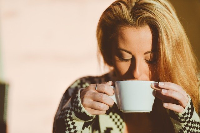 The calmness of coffee Enjoy a good coffee